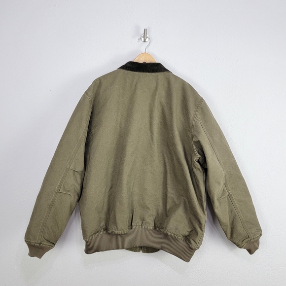 Carhartt Bankston Sienna Sandstone Fleece Lined Canvas Work Coat Size 2XL Tall - Picture 13 of 16